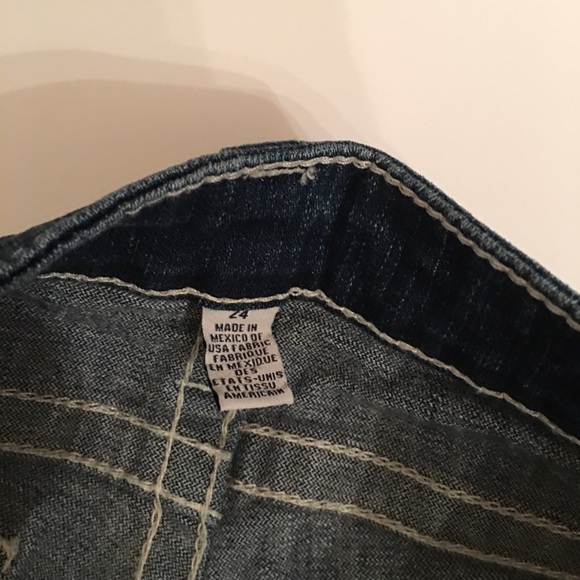 True Religion Blue Basic Skinny Jeans Size 24 - Picture 5 of 8